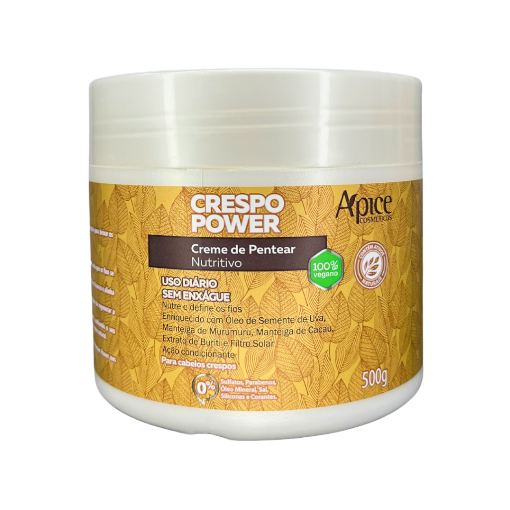 Creme de Pentear Nutritivo Crespo Power Apice 500gr | Shopee Brasil