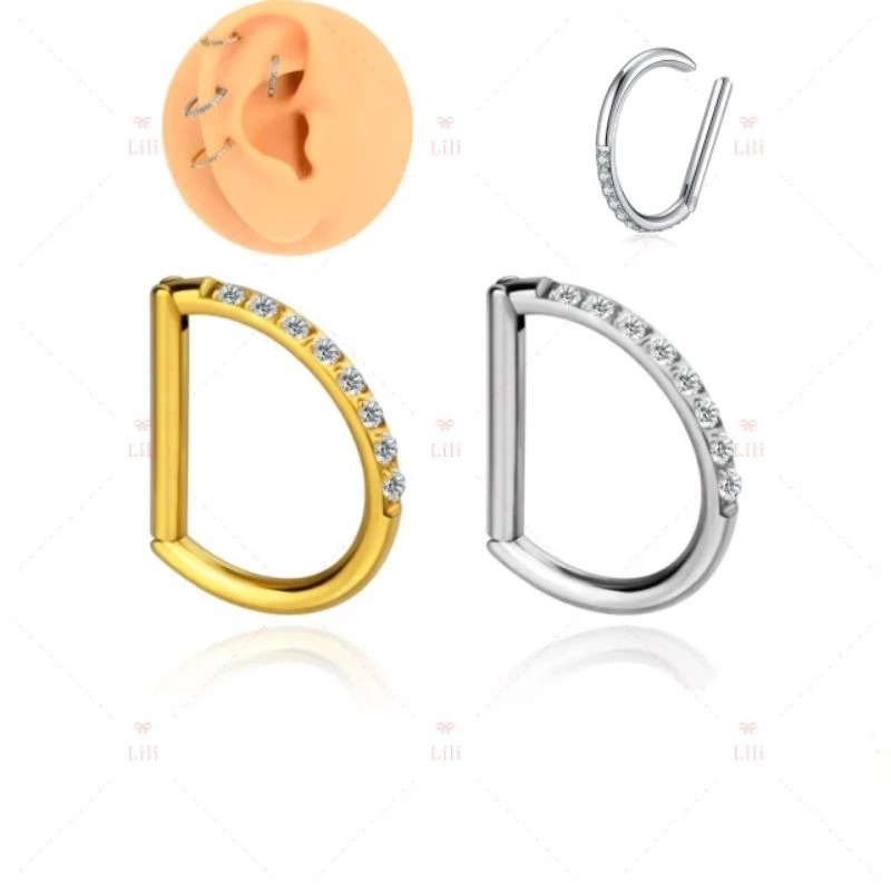 7 Pezzi K Di Strumenti Per Piercing Al Corpo 1.6mm Aghi Per