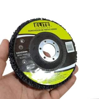 Disco Para Remoção Difíceis Tinta Ferrugem Solda Elite Cor Preto