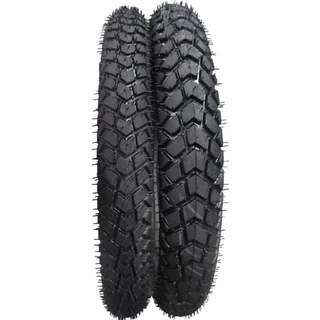 Par Pneus 90/90-18 E 2,75-18 Duna Trail Titan 150 125 Factor
