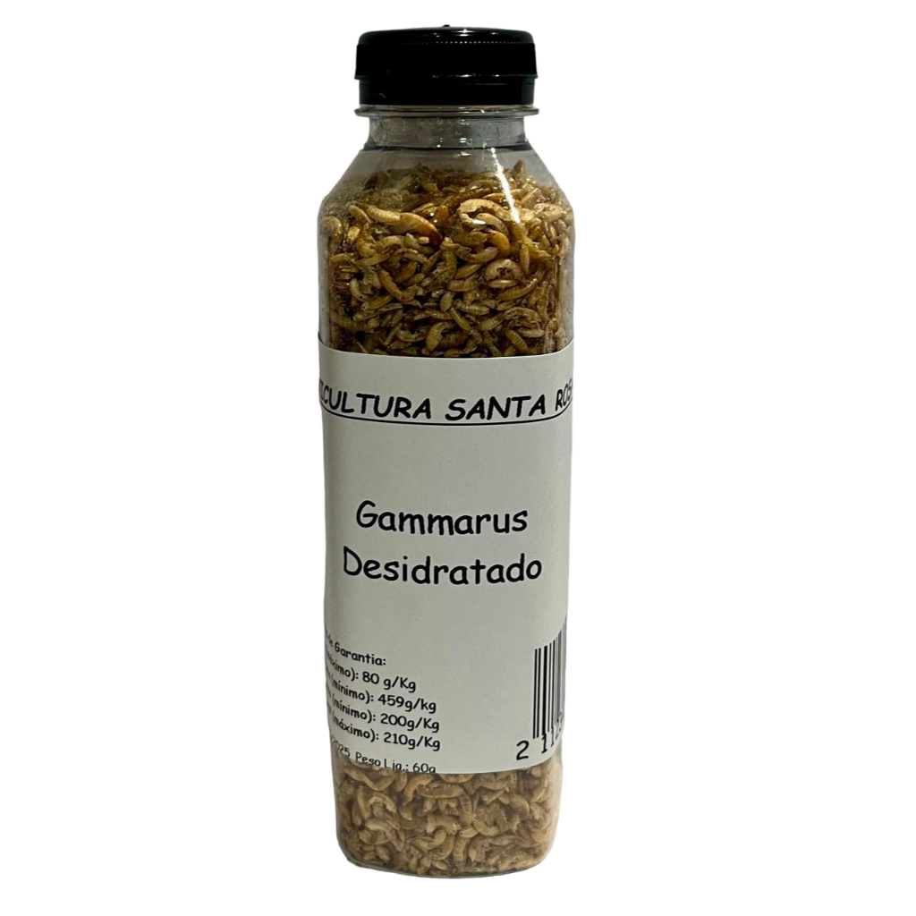 Camarão Desidratado Gammarus Garrafa 60g | Shopee Brasil