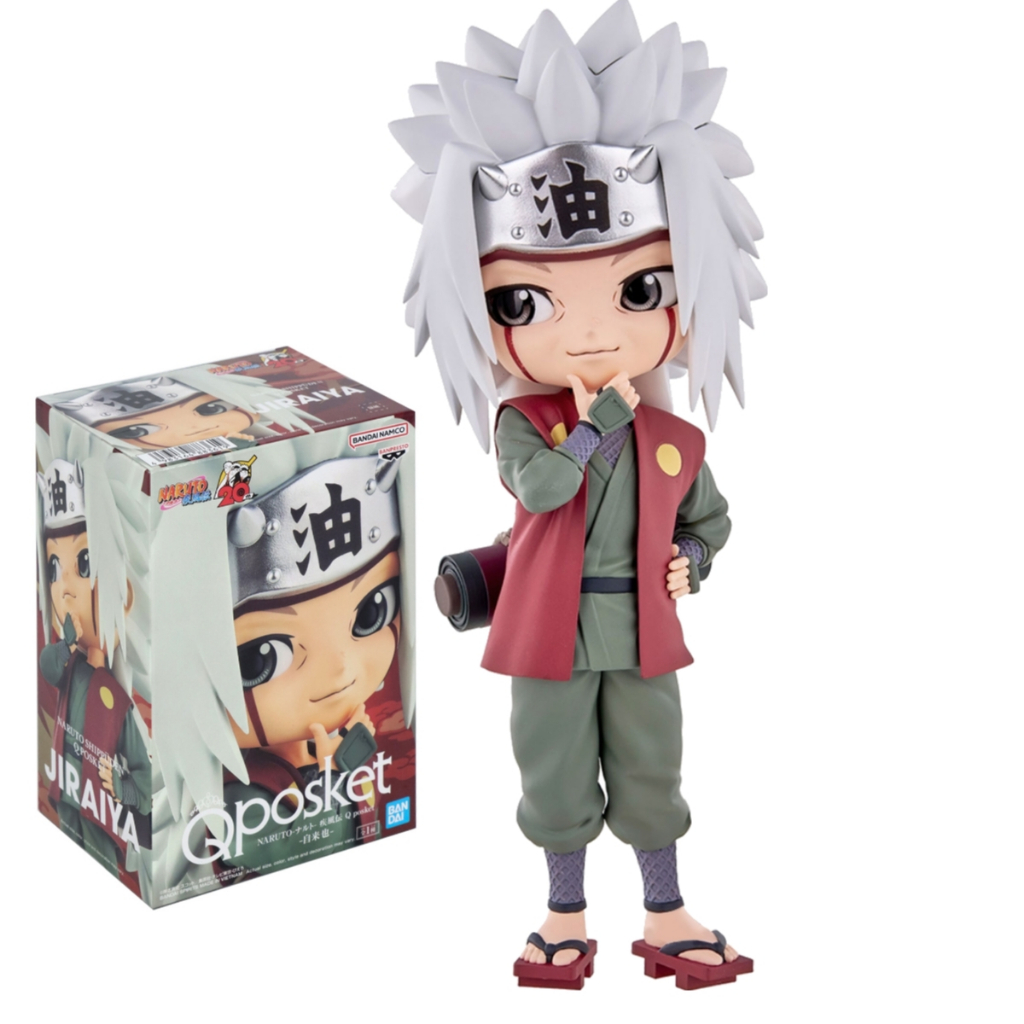 BANDAI Anime Heroes Naruto Action Figure Jiraiya of The