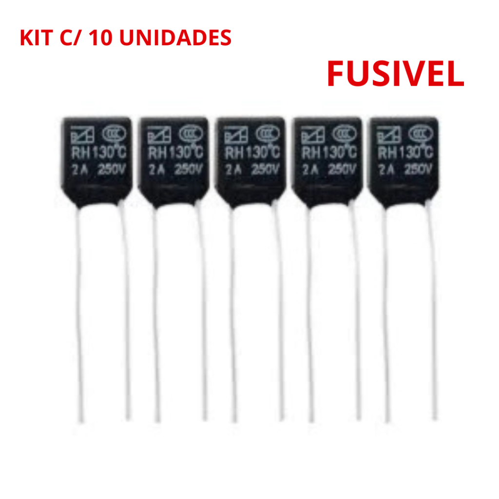 10 FUSÍVEL TÉRMICO MOTOR VENTILADOR 130ºC 2A 250V 130 GRAUS | Shopee Brasil