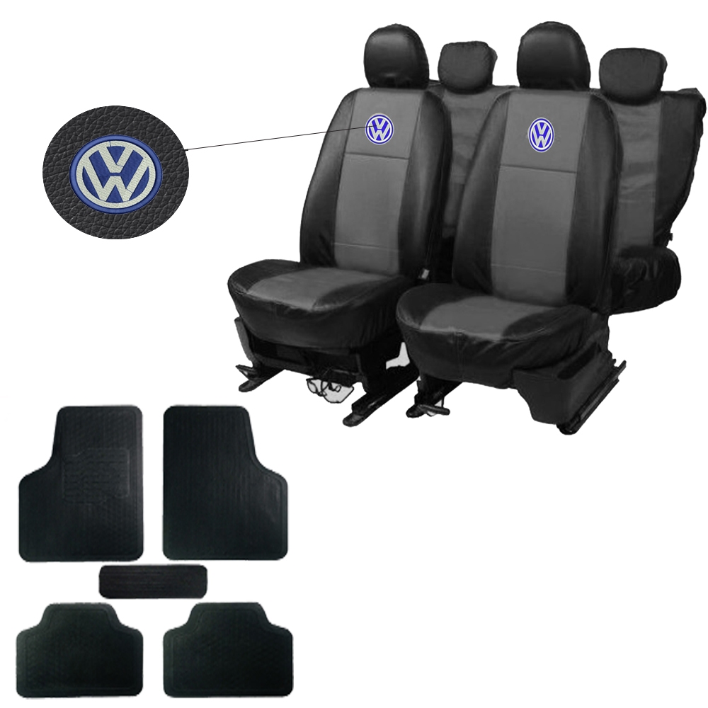 Kit Capa Banco Carro Couro P Gol Voyage Parati Golf Fox G G G G Tapete De Carro Borracha