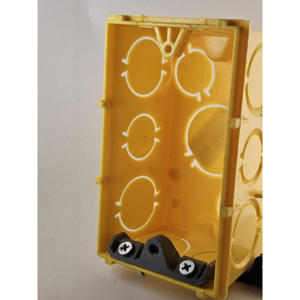 Kit 2 unidade Reparo de Tomada 4x2 Salva Caixinha interruptor elétrico Angulado Facil instalação