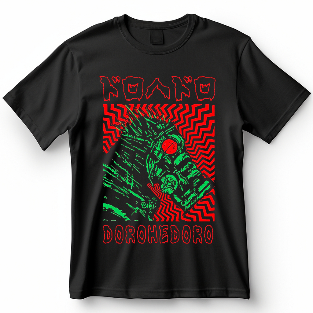 Camisa Dorohedoro Blusa Camiseta de Anime 100% Algodão