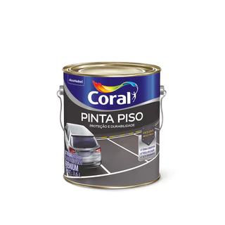 Tinta Acrílica Pinta Piso 3,6 Litros Cores Coral