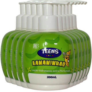 KIT 10 LOÇÃO HIDRATANTE CORPORAL BANANINHAS CBB COSMÉTICOS EXTRA PERFUMADA