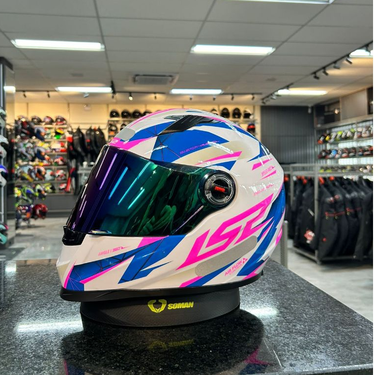 CAPACETE LS2 FF358 CLASSIC DRAZE ROSA | Shopee Brasil
