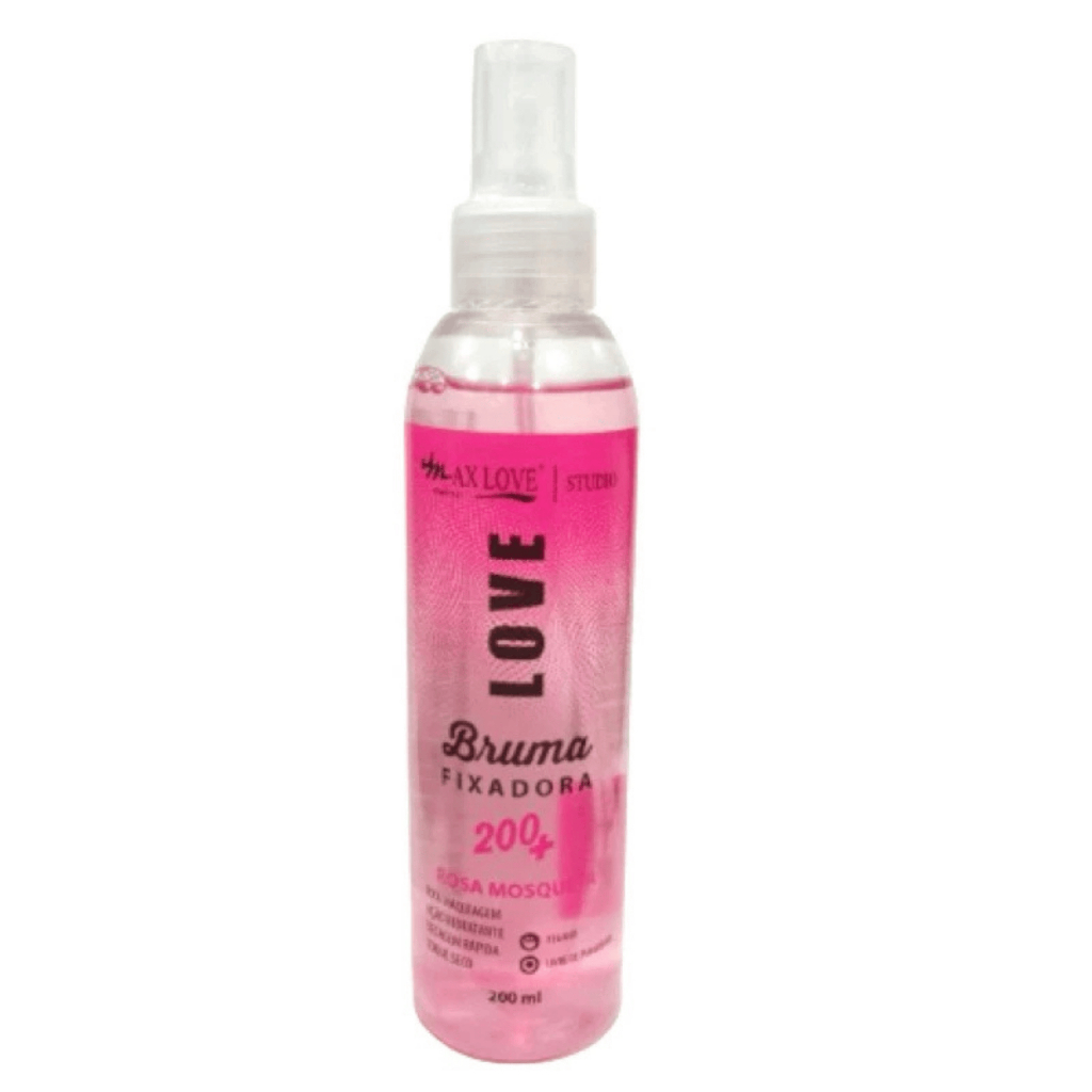 Fixador De Maquiagem Bruma Fixadora Love Rosa Mosqueta 200ml – Max Love ...