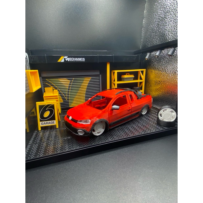 Miniatura Saveiro G6 Cross 1/24 (CUSTOMIZADA) | Shopee Brasil