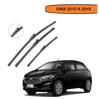 Paleta Limpador Parabrisa Chuva Dianteiro Traseiro Chevrolet Onix e Prisma 2013 A 2017 em Oferta na Shopee