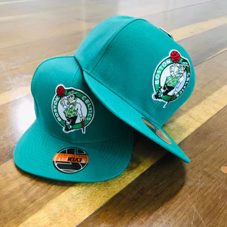Boné Aba Reta Basquete Verde Com Regulagem /Masculino e feminino / SnapBack/ Bordado