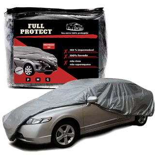 Capa Cobrir Carro Forrada e Grossa Impermeável Proteção Sol e Chuva em Oferta na Shopee