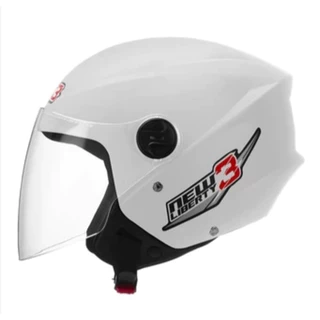 Capacete Moto Aberto Pro Tork New Liberty 3 Three Preto e Branco Tamanho 58 e 60