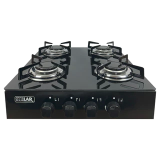 Fogão Cooktop Portátil A Gás 4 Bocas Ultra Chama Stelar