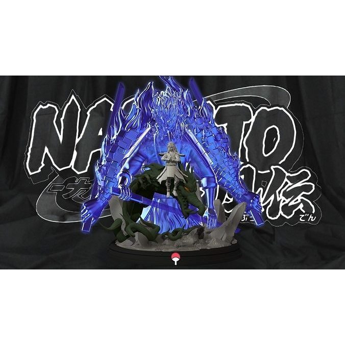 Action Figure do Madara Uchiha com Susanoo - Naruto