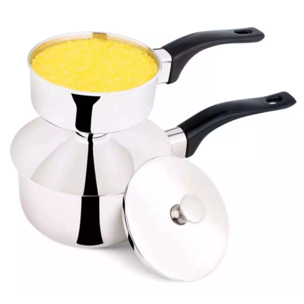 Panela Cuscuzeira Aço Inox Polido 250ml Pequena Cuscuz Hercules PA111 ...