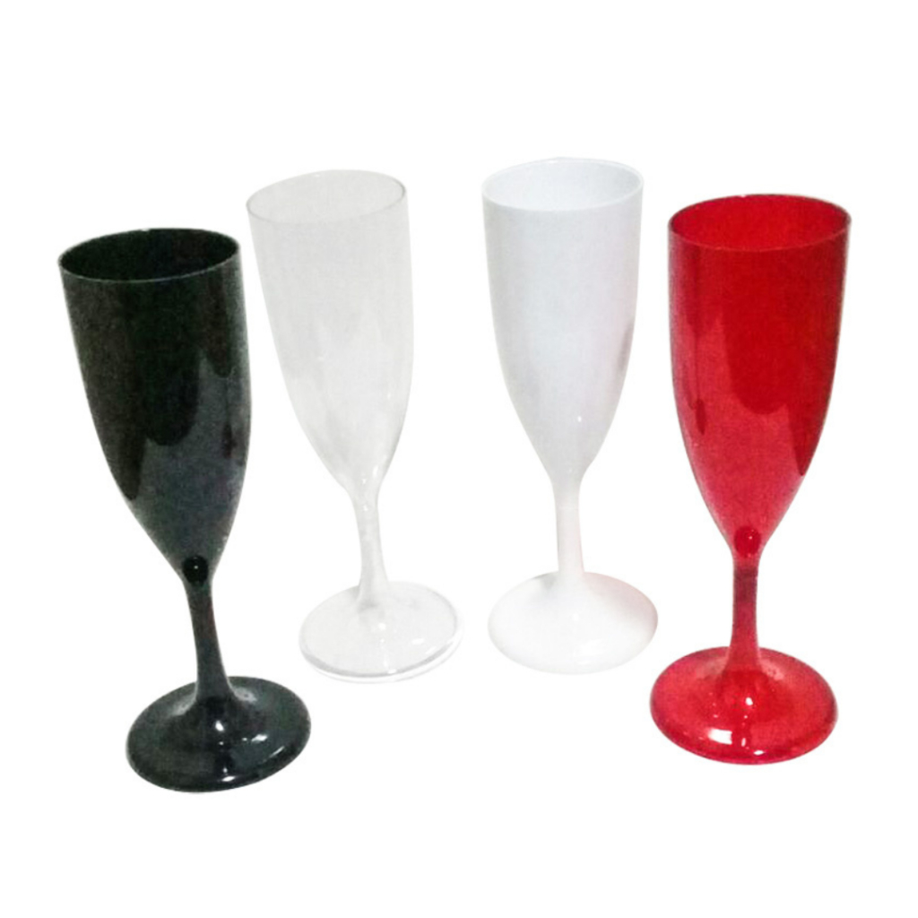 Kit Taça Para Champanhe 140 Ml Acrílico 10 Unidades | Shopee Brasil