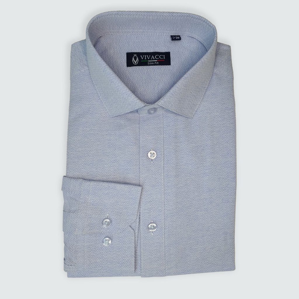 Camisa Social Masculina Slim - Vivacci | Tecido de Alta qualidade