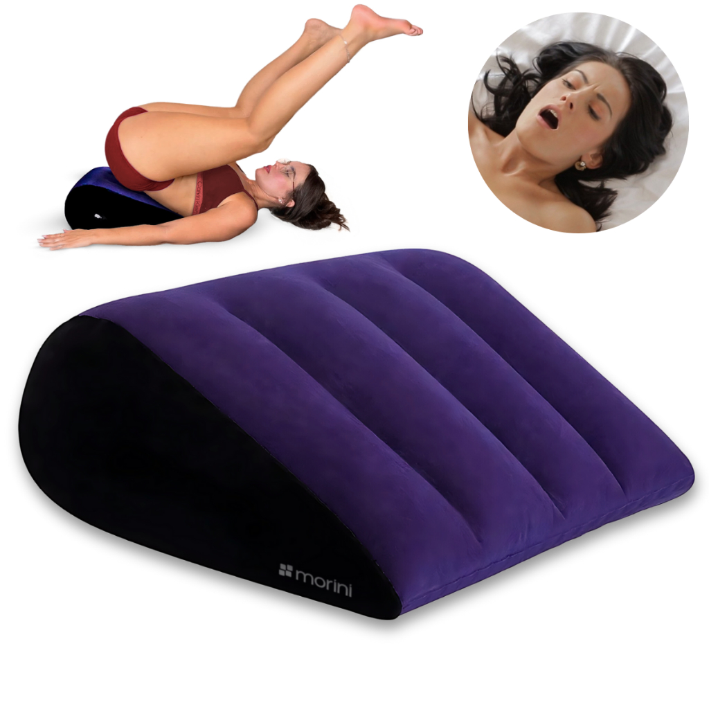 Almofada Inflável Travesseiro de Amor Triangular Posição Sexo para Casais Brinquedo Suporte Elevação Varizes Pernas