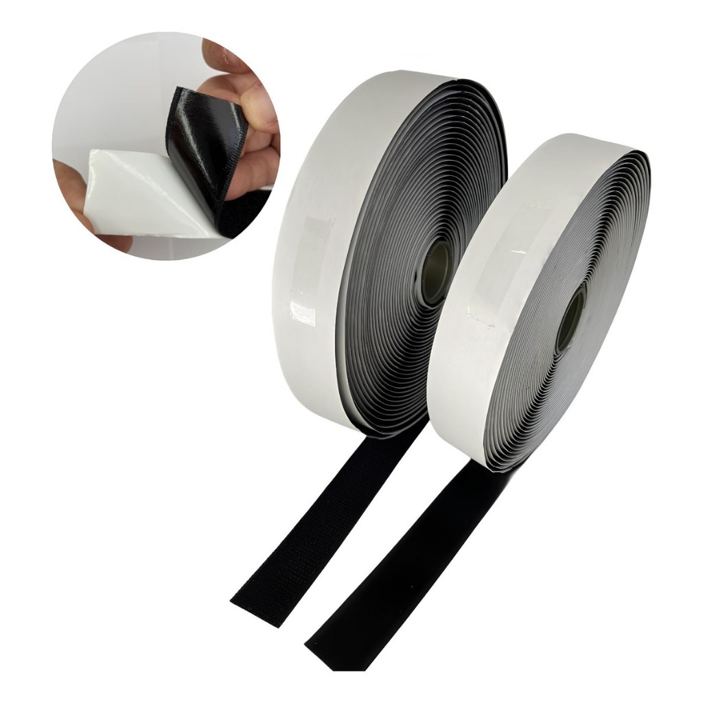 Bande Velcro Autocollante Extra Forte 12m X 20mm - Double Face Auto-Adhésive Pour Fixation Solide Et Pratique