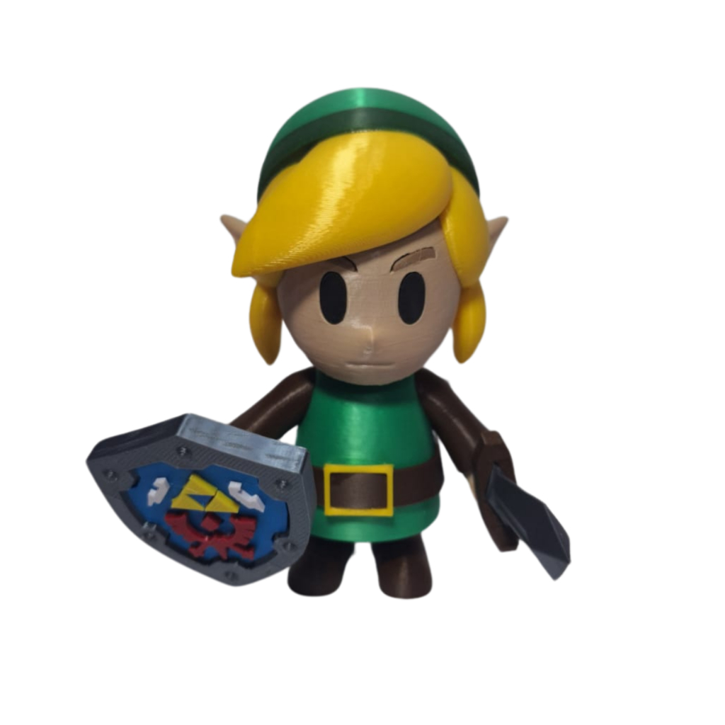 The Legend of Zelda Link Chibi Links Awakening Figura de ação Fofo ...