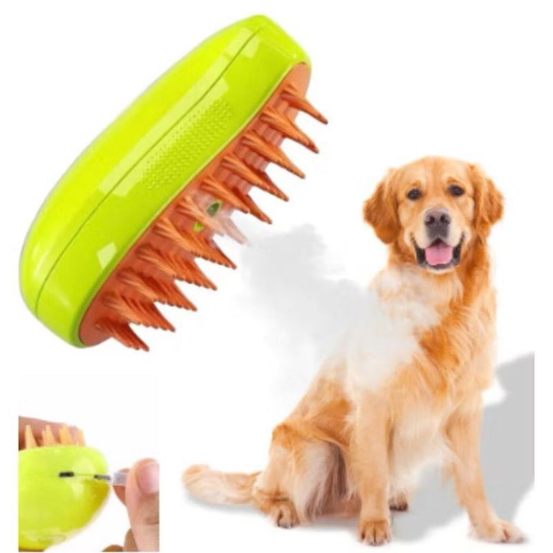 Escova Elétrica a Vapor 3 em 1 para Pets - Cuidados Sofisticados | Caprioli - Vista Principal