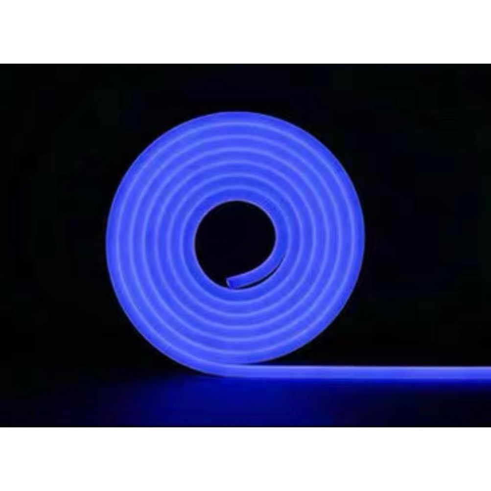 Fita De Led Neon Azul Com 5 Metros 12V Bivolt Flexivel Aprova A Agua ...