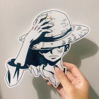 1 Adesivo Transparente Grande One Piece Anime Sticker