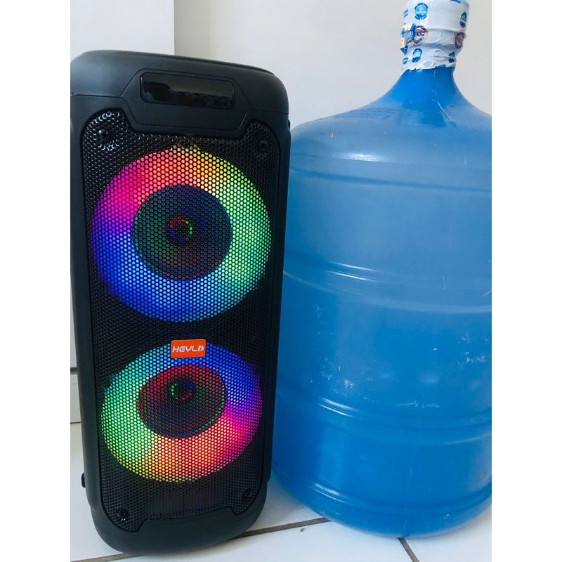 Caixa de Som Bluetooth Portatil 2200w (p.m.p.o.) Heyld HY-1110/1111 Karaokê