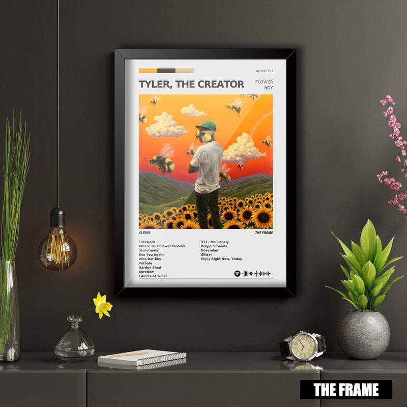 Quadro Decorativo Spotify Tyler, The Creator Album Flower Boy