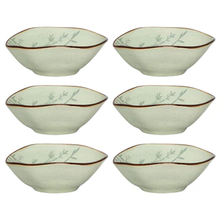 Kit Jogo 6 Tigelas Cumbuca Bowl Caldo Sopa 500ml Ryo Verde Bambu Oxford em Oferta na Shopee