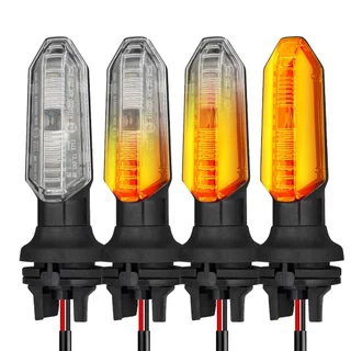 Kit 04 Piscas Moto Seta Led Sequencial Twister CB250 XRE300 Titan