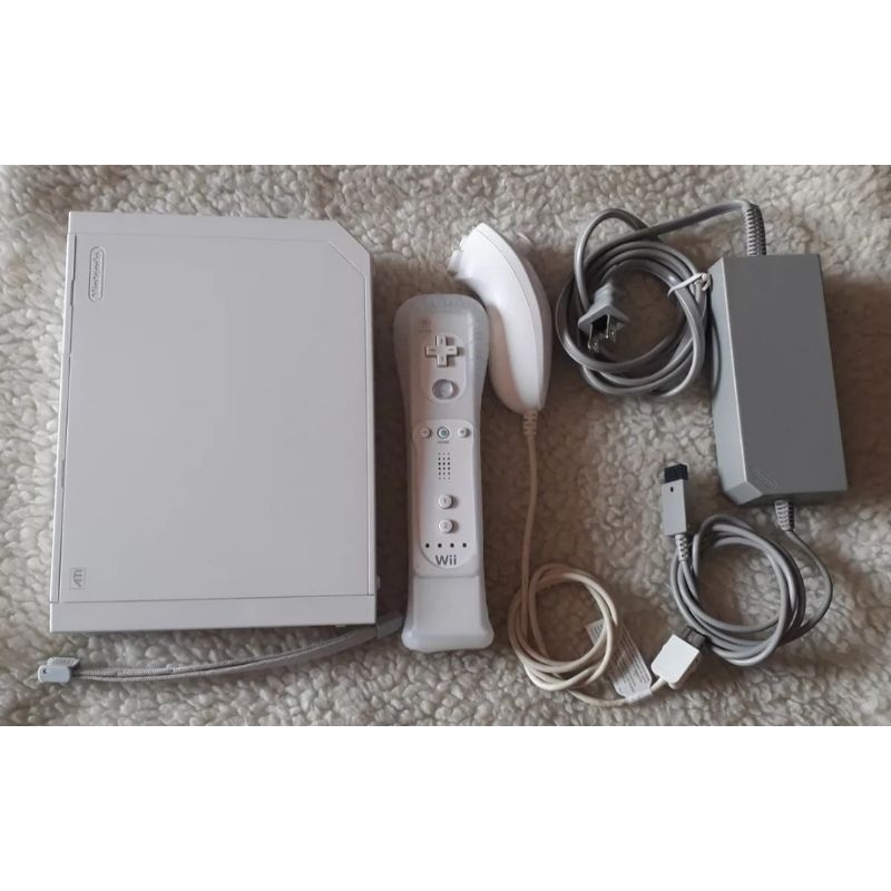 Console Nintendo Wii Americano manuais Jogo Wii Sports original 1 controle com Wii Motion Plus