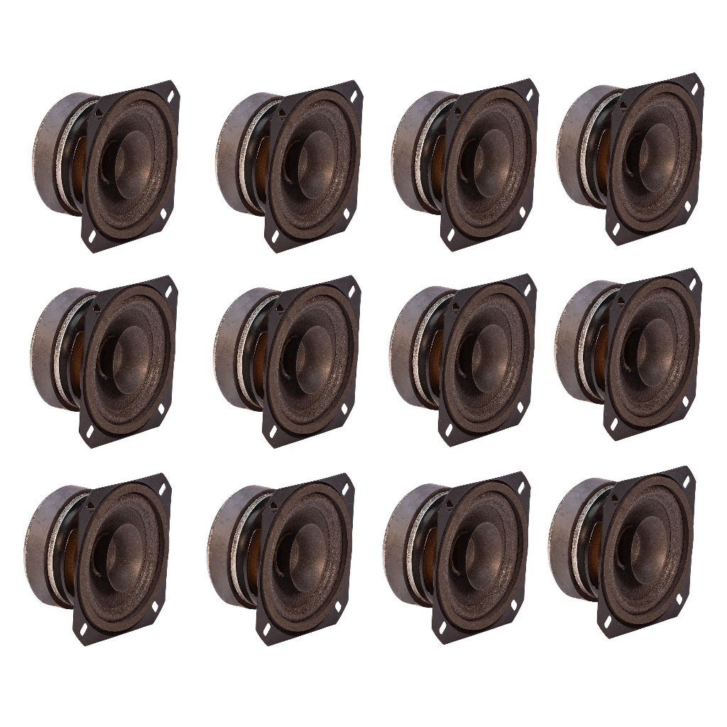 12 Alto Falante Qvs 4 Polegadas 80 rms Full Range Line Vertical ...