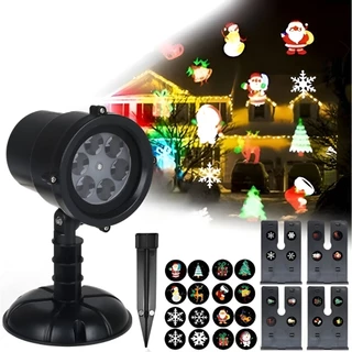 Projetor Natal Led Natalino Desenhos Laser Espeto Jardim