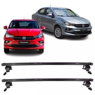 Rack de Teto Fiat Argo e Cronos Super resistente 45kg New Life carrega escada prancha bicicleta