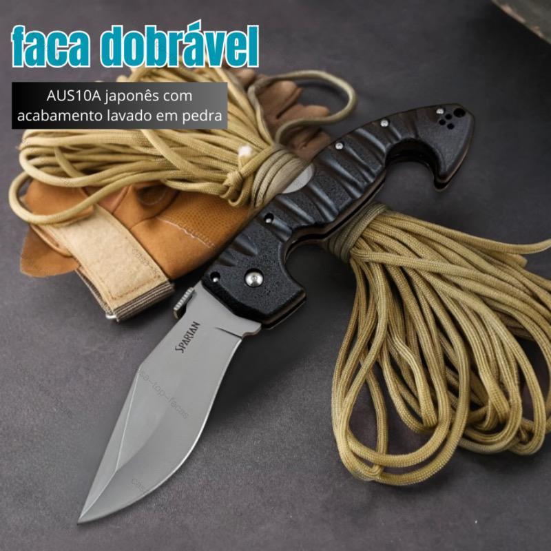Canivete Gold Steel Spartan 26cm camping e pesca