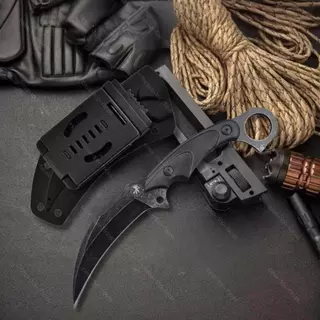 Faca de garra de campo faca de frutas com bainha faca fixa