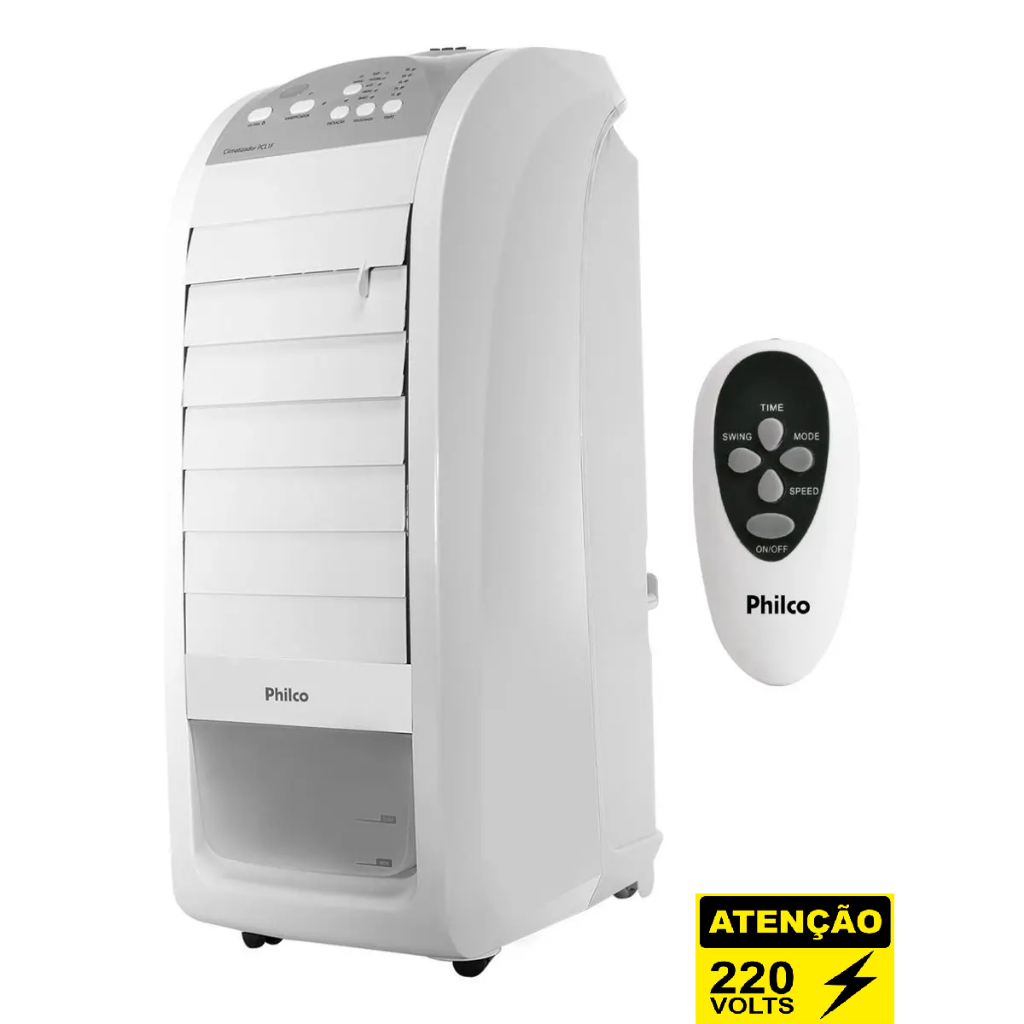 Climatizador De Ar Philco Pcl1f Portátil Com Controle - 220v