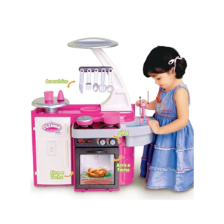 Cozinha Infantil Classic Fogao Pia Geladeira Cotiplas 2437