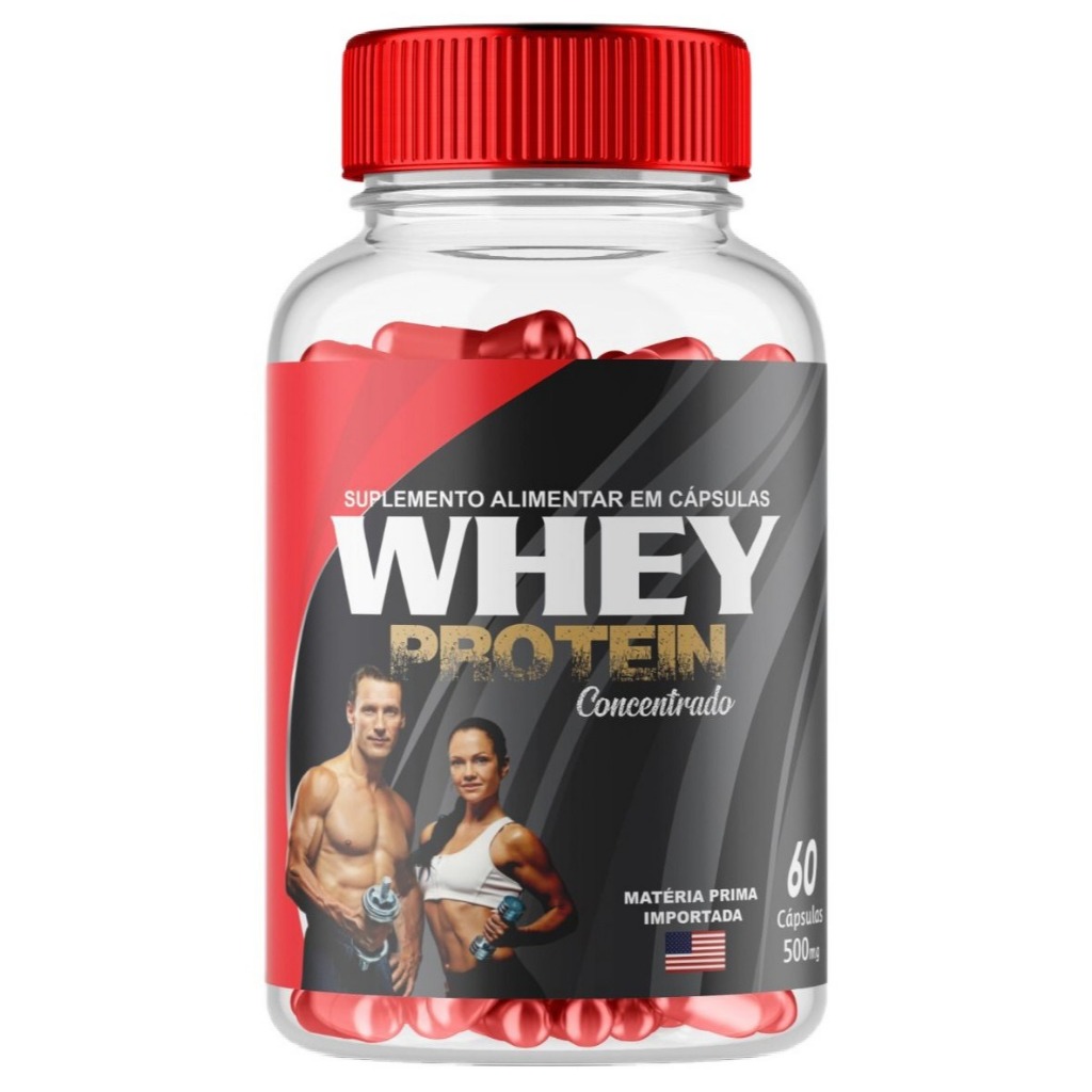 Whey Protein 120 Caps Original 500mg | Shopee Brasil