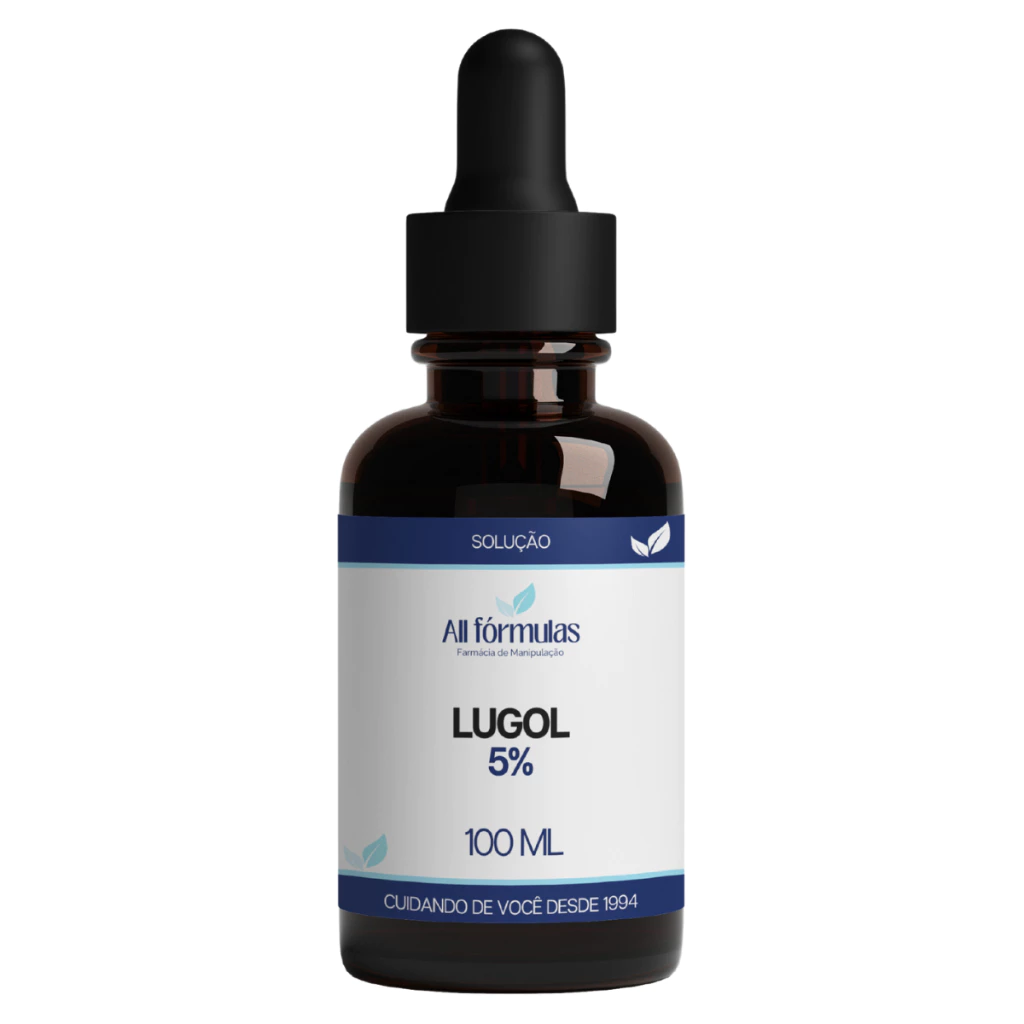 Lugol 5% 100 ML - Original - Iodo Inorgânico