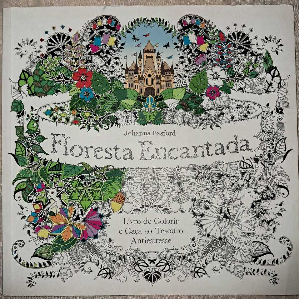 Livro de Colorir Floresta Encantada 88 Páginas | Shopee Brasil