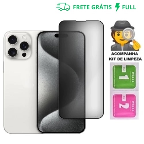 Película de vidro 3D Privativa Anti Spy Para IPhone Privacidade Para XS XR 11 12 13 14 15 16 Pro Max 17PRO 17AIR