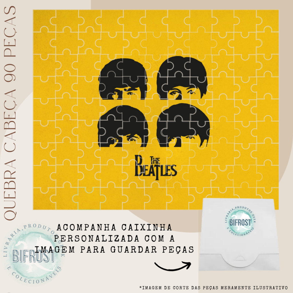 Quebra-cabeça Beatles Rock Internacional Lindo Presente