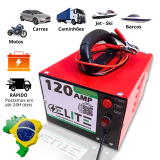 Carregador Automotivo 12V 5Ah Bivolt com Carga Lenta e Rápida em Oferta na Shopee