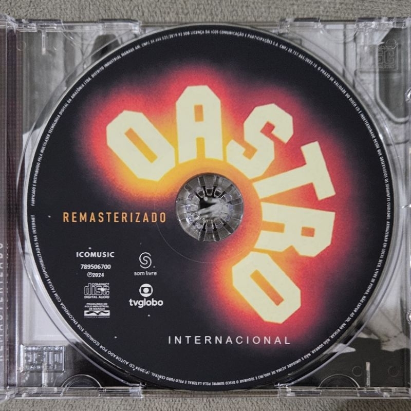 CD O Astro Internacional (Remasterizado) Trilha Sonora | Shopee Brasil