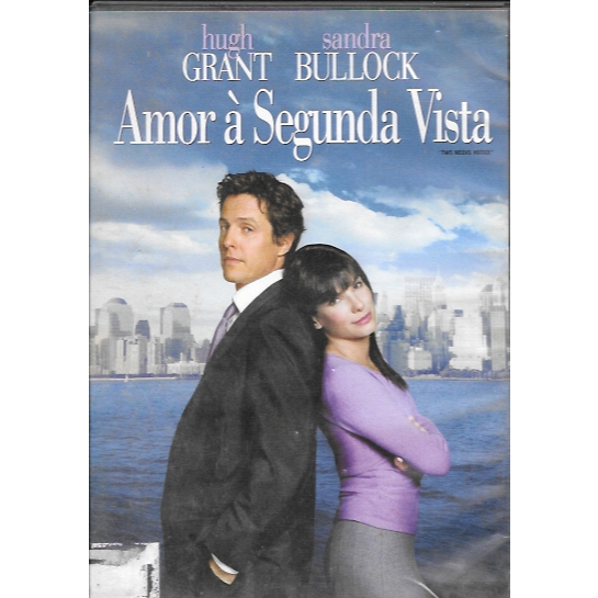 DVD Amor à Segunda Vista (c/ Hugh Grant, Sandra Bullock)